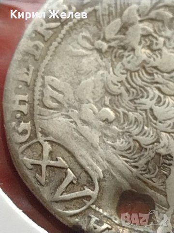 Сребърна монета 15 кройцера 1694г. Леополд първи Сент Виет Каринтия за КОЛЕКЦИОНЕРИ 13650, снимка 5 - Нумизматика и бонистика - 42987267
