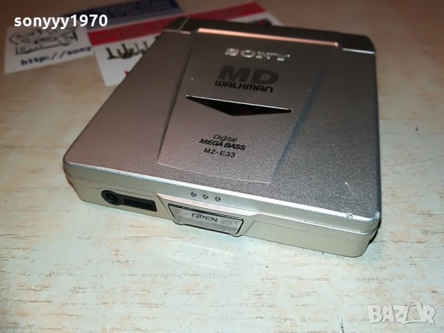 sony mz-e33 minidisc-made in japan, снимка 17 - MP3 и MP4 плеъри - 28603376
