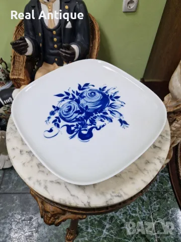 Голяма уникална антикварна колекционерска порцеланова чиния за стена Rosenthal , снимка 1