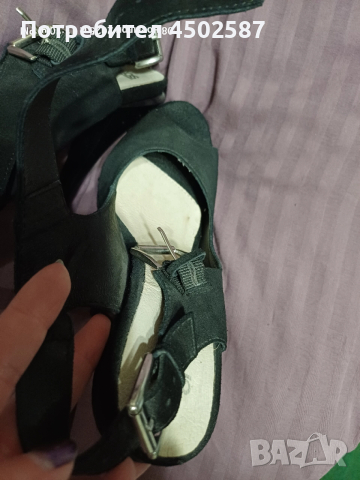 Обувки с 14 см ток, снимка 5 - Дамски обувки на ток - 52988633