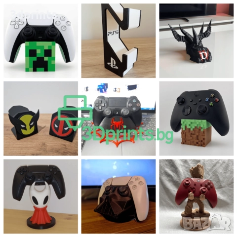 Стойка за Джойстик – Minecraft, Marvel, Diablo, Gaming Теми
