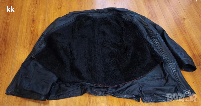 Кожено яке, снимка 3 - Якета - 52573997