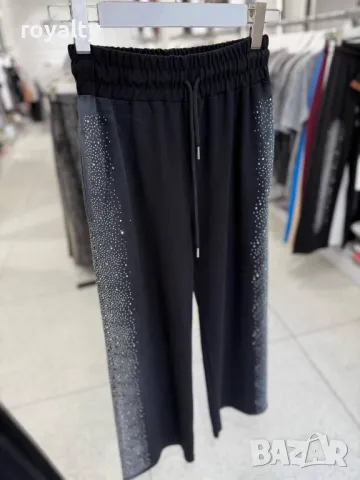 Дамски панталон с камъни , снимка 3 - Панталони - 49582775