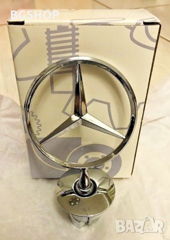  Емблема звезда за Mercedes Benz Silver, снимка 4 - Аксесоари и консумативи - 28019309