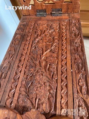 Поставка / стенен рафт за книги дърворезба, снимка 6 - Антикварни и старинни предмети - 43638574