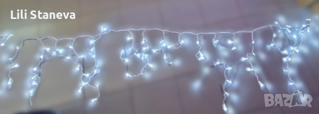 Коледна LED светлинна завеса., снимка 2 - Лед осветление - 52389433