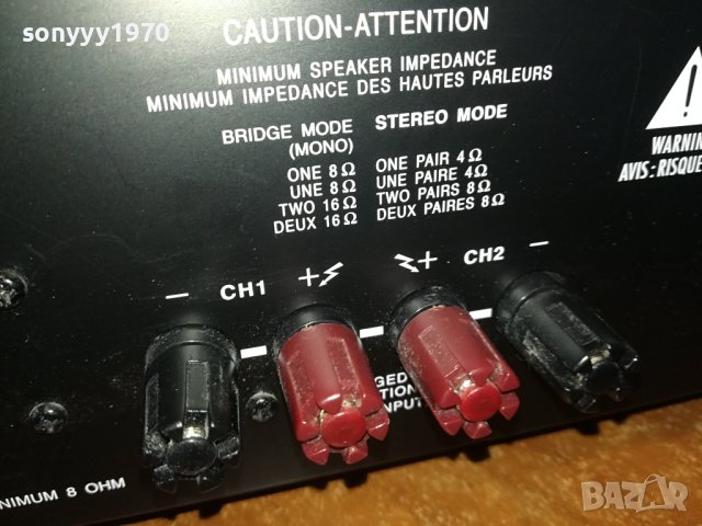 NAD POWER AMPLIFIER-ВНОС SWISS 2012230802, снимка 14 - Ресийвъри, усилватели, смесителни пултове - 43483472