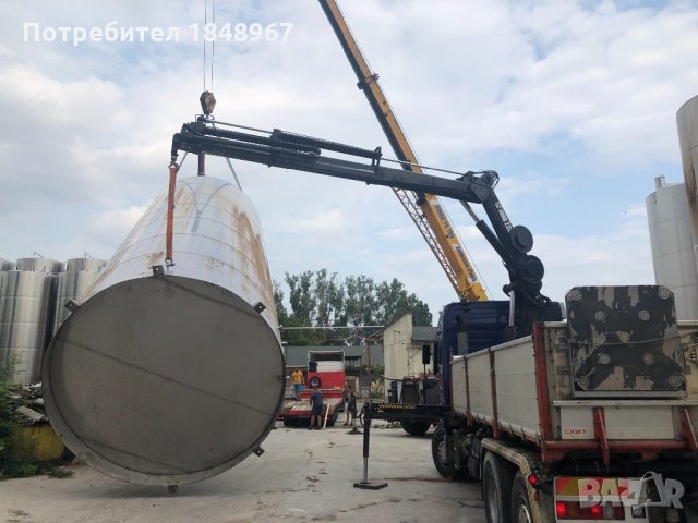 Камион с кран, самосвал с кран, транспорт , автокран, снимка 4 - Транспортни услуги - 24842703