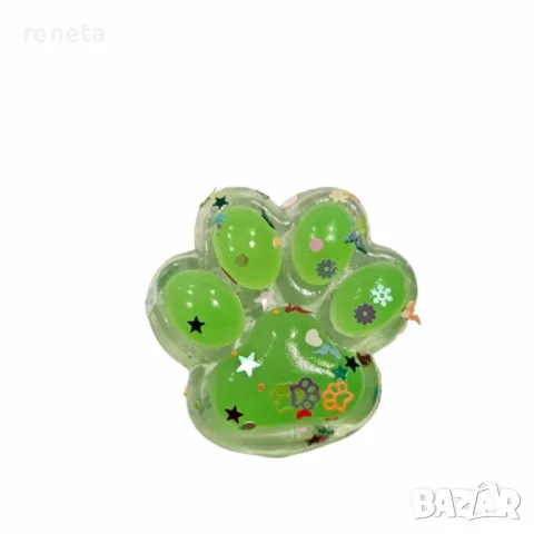 Играчка Таби лапа, Тип Mochi squishy, Anti stress, Силиконова, 6 см, снимка 2 - Фигурки - 50420202
