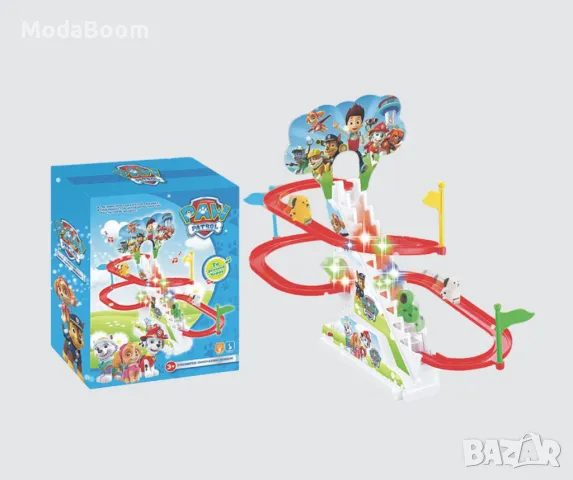 Пързалка Пес Патрул, Музика и светлини, Многоцветен, снимка 3 - Коли, камиони, мотори, писти - 48473595