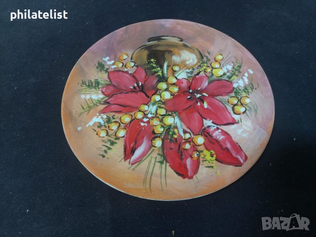 Рисувана чиния - №10, снимка 2 - Чинии - 40441473