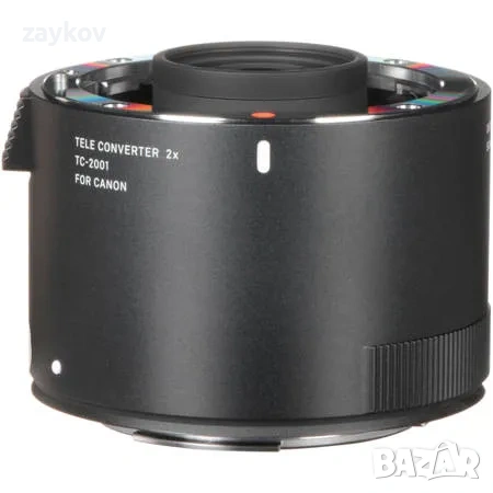Sigma TC-2001 2x телеконвертор AF за Canon EOS обективи, снимка 2 - Обективи и филтри - 53125880