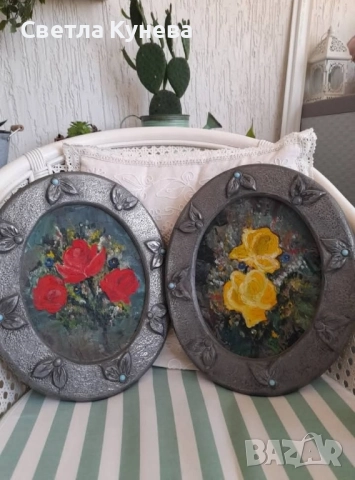 Стари испански картини с маслени бои 