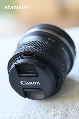 Обектив Canon RF-S 18-45mm f/4.5-6.3 IS STM, снимка 5 - Фотоапарати - 51087668