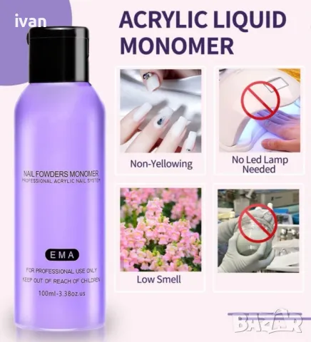 комплект акрил , снимка 3 - Педикюр и маникюр - 50092271