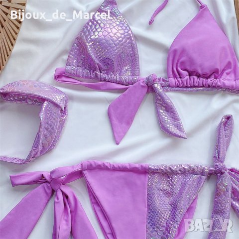 Бански Ada Purple - M размер, снимка 11 - Бански костюми - 32668260