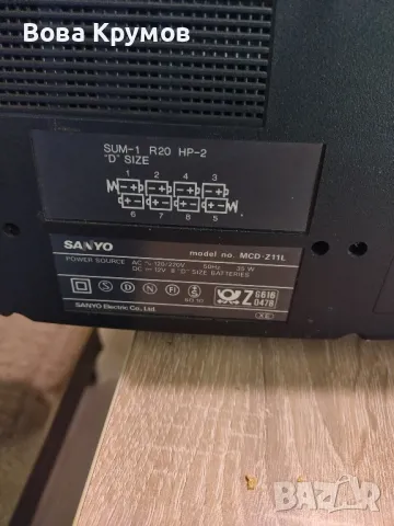 Радиокасетофон SANYO, снимка 2 - Радиокасетофони, транзистори - 49676046