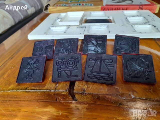 Стара Детска игра с печати #2, снимка 4 - Други ценни предмети - 32722230