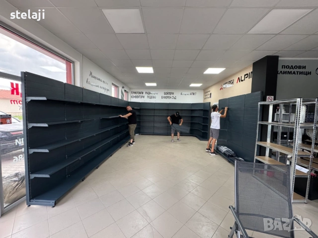 Стелажи за магазин антрацит /НОВИ/ПРОМОЦИЯ, снимка 16 - Стелажи и щандове - 50869208