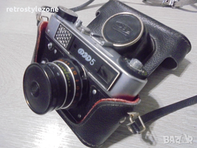 № 8472 Стар фотоапарат FED-5  , снимка 6 - Други ценни предмети - 53250001
