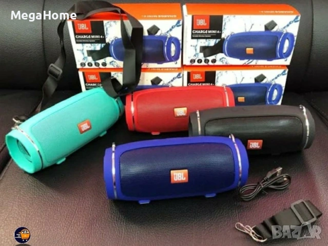 Преносима Блутуд Kолонка Charge 4 Mini+ 20W с FM радио, плътен бас и силен звук