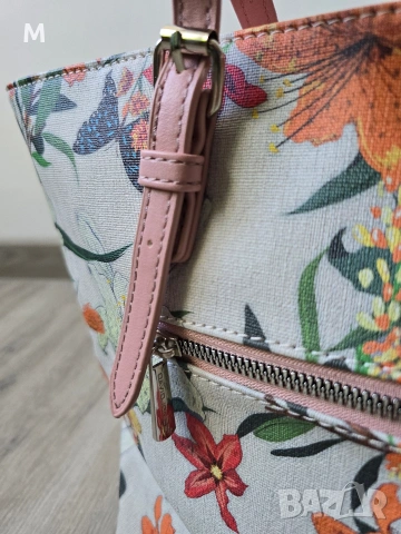 НОВА уникална чанта DAVID JONES на цветя , снимка 5 - Чанти - 53438799