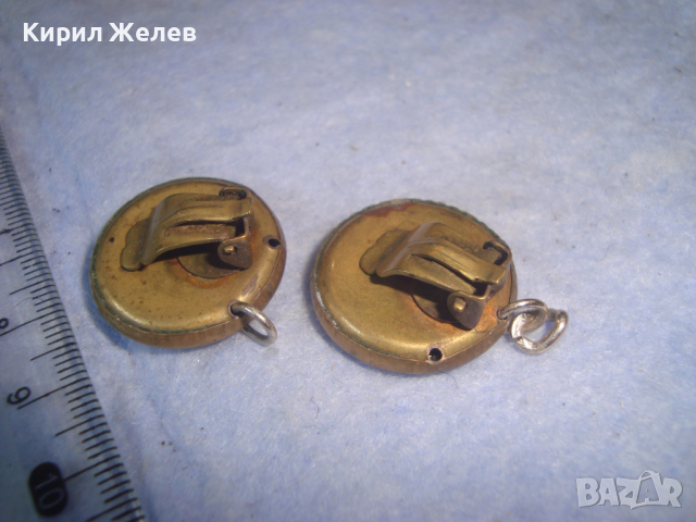 СТАРИННИ ВИНТИДЖ РЕТРО АРТ БОНЗОВИ КЛИПС МОДЕЛ ОБЕЦИ 24786, снимка 4 - Антикварни и старинни предмети - 36519334