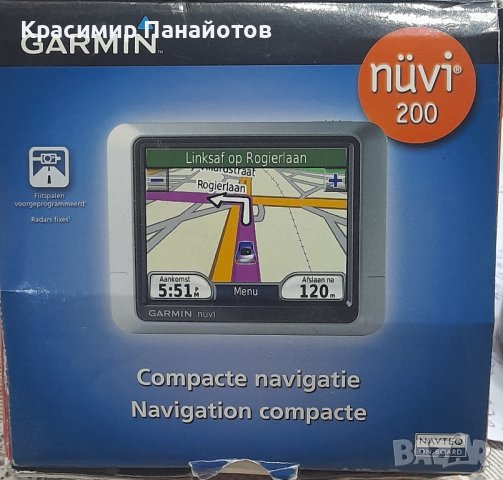 Продавам навигация GARMIN nuvi 200, снимка 1 - Garmin - 43506487