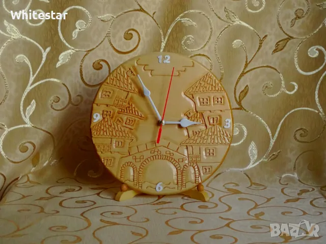 Дърворезбовани авторски часовници, снимка 3 - Декорация за дома - 47559742