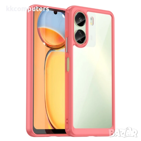 Xiaomi Redmi 13C / Poco C65 4G Силиконов Калъф Transparent TPU и Протектор, снимка 4 - Калъфи, кейсове - 52605795