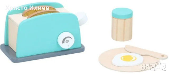 Дървен тостер с аксесоари 7 части Marionette 