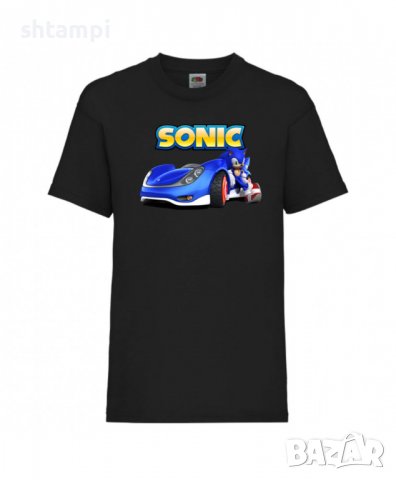 Детска Тениска Соник Sonic The Hedgehog Sonic Car Изненада,Подарък,Игра,Колата на соник, Sonic, снимка 10 - Детски тениски и потници - 37209678