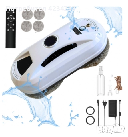 интелигентен робот за почистване на прозорци 