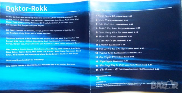 Norah Jones – Come Away With Me (2002, CD), снимка 4 - CD дискове - 43010921