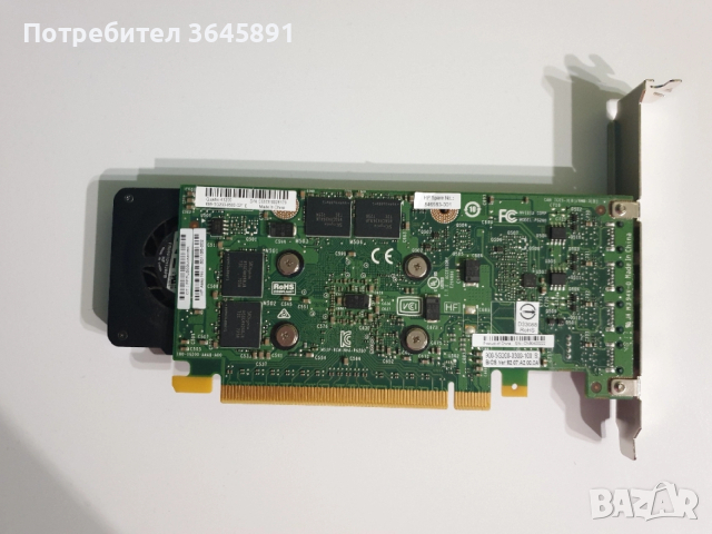 Видео карта NVIDIA Quadro K1200 4GB, снимка 3 - Видеокарти - 53251256