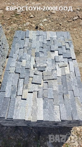 Черен гнайс графит оформен гладко 5см , снимка 2 - Облицовки - 51602547