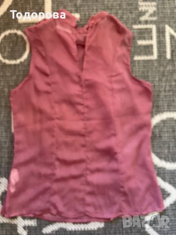 Тъмнорозов топ., снимка 3 - Корсети, бюстиета, топове - 44013380