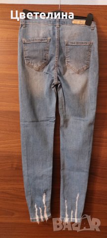 Нови, еластични дънки, размер S, снимка 3 - Дънки - 39486171