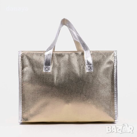 3658 Блестяща термо чанта, 14.5 л, снимка 5 - Хладилни чанти - 40247824