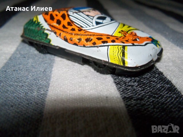 Стара малка ламаринена количка соц играчка СССР, снимка 7 - Коли, камиони, мотори, писти - 37506434