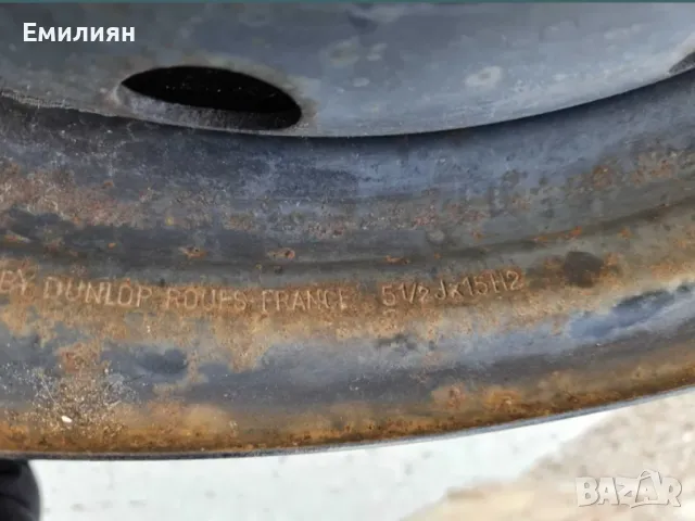 Продавам джанта  15" за  Citroen/Peugeout, снимка 2 - Гуми и джанти - 48904900