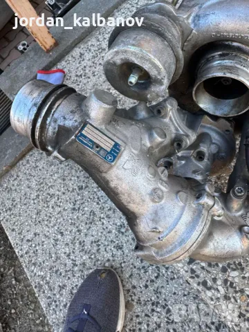 Комплект турбо компресор за двигател на Мерцедес Mercedes 2.2Cdi само за 500лв. A6510905780, снимка 6 - Части - 48610451