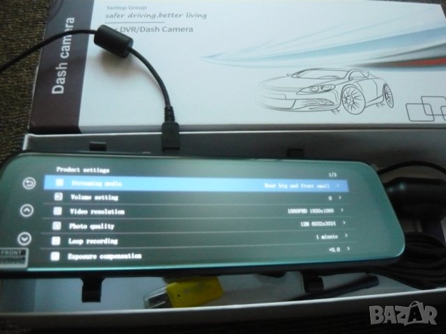 видеорегистратор, огледало с DVR, , снимка 5 - Аксесоари и консумативи - 43427534