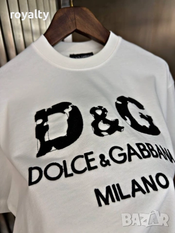 Dolce & Gabbana Мъжка Тениска Два Цвята Нови Реални Снимки , снимка 4 - Тениски - 53302024