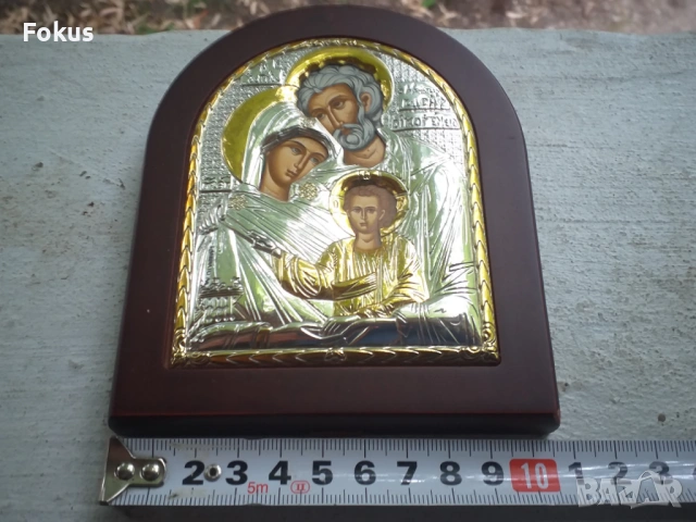 Прекрасна сребърна икона с позлата и със сертификат, снимка 3 - Антикварни и старинни предмети - 53464199