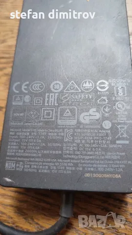 Microsoft 1749 Power Adapter for Surface Pro 4 Docking Station Charger 90W 15V, снимка 7 - Части за лаптопи - 49145917