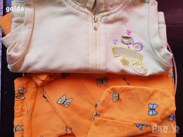 Бебешки ританки момиче, подарък елек, снимка 3 - Комплекти за бебе - 49768799