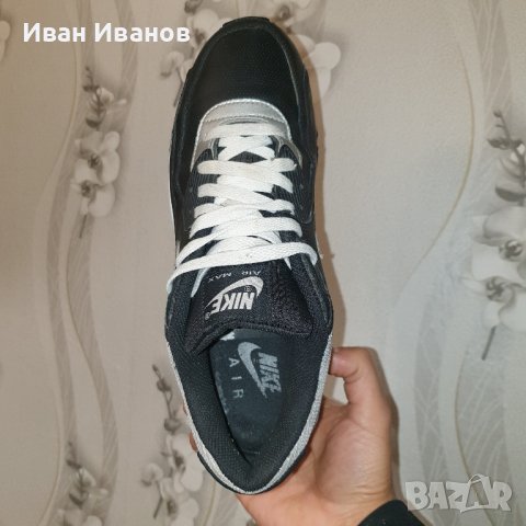 оригинални маратонки Nike Air Max 90 Black номер 42.5, снимка 16 - Маратонки - 42630010