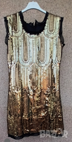 Дамски официални сценични тоалети с блестящи лотури по тях., снимка 6 - Рокли - 51782100