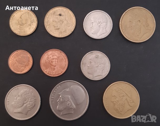 Гръцки монети, 1990 -1998, от обръщение, снимка 2 - Нумизматика и бонистика - 34631493